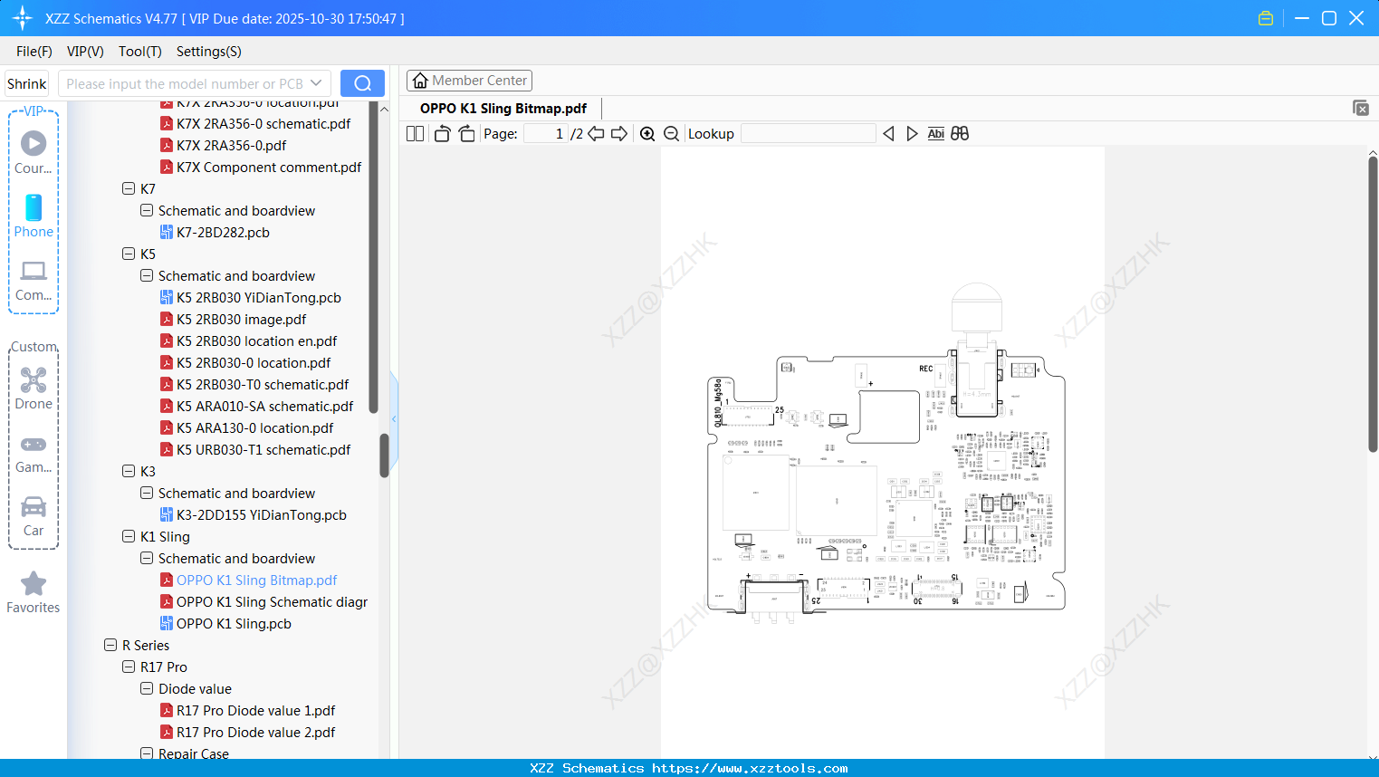 OPPO K1 Sling Bitmap
